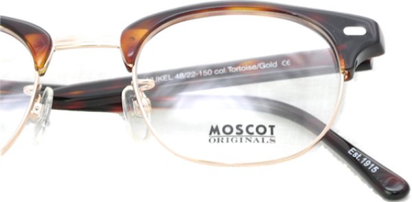 画像4: MOSCOT/モスコット【YUKEL】Tortoise/Gold 46サイズ