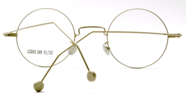 画像4: CUTLER AND GROSS/カトラーアンドグロス 【0408】Matte Gold サイズ