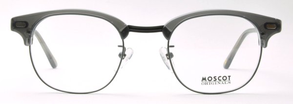 画像1: MOSCOT/モスコット【YUKEL】GREY/BLACK 48サイズ