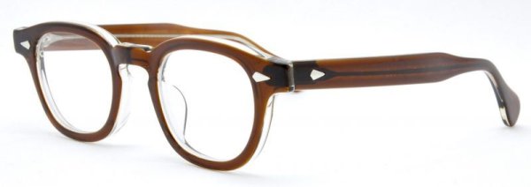 画像2: JULIUS TART OPTICAL/ジュリアス タート オプティカル【AR】Brown Crystal 42サイズ