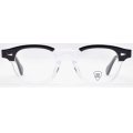 JULIUS TART OPTICAL/ジュリアス タート オプティカル【AR】Black Wood/Clear 46/22サイズ