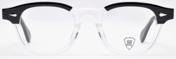画像1: JULIUS TART OPTICAL/ジュリアス タート オプティカル【AR】Black Wood/Clear 44/24サイズ