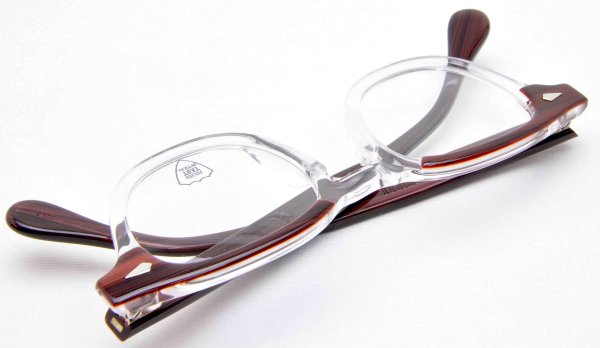 画像5: JULIUS TART OPTICAL/ジュリアス タート オプティカル【AR】Red Wood/Clear 46/24サイズ