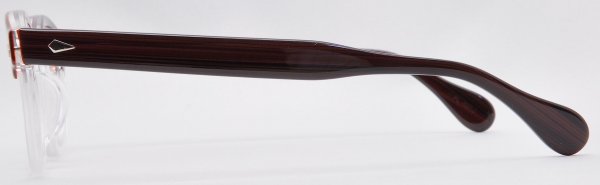 画像3: JULIUS TART OPTICAL/ジュリアス タート オプティカル【AR】Red Wood/Clear 46/24サイズ