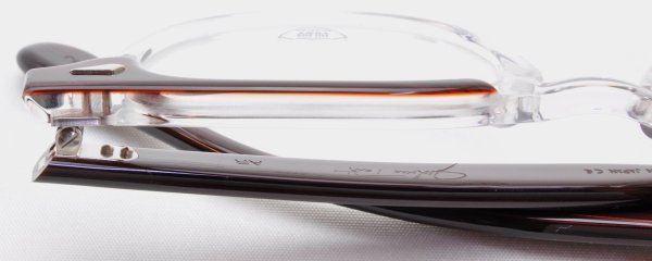 画像6: JULIUS TART OPTICAL/ジュリアス タート オプティカル【AR】Red Wood/Clear 46/24サイズ