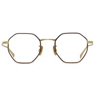 OG × Oliver Goldsmith/オージーバイ・オリバーゴールドスミス【Farmer】023-2 Shirring Gold /Brown 45サイズ