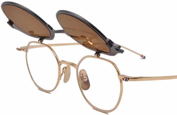 画像8: THOM BROWNE/トム  ブラウン【TBS-812】 BLK-GLD 46サイズ