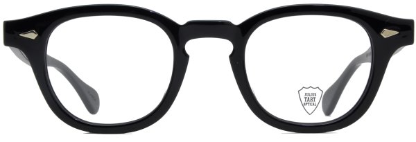 画像1: JULIUS TART OPTICAL/ジュリアス タート オプティカル【AR】Black 46/24サイズ