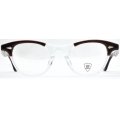 JULIUS TART OPTICAL/ジュリアス タート オプティカル【Leading Liz】Red Wood/Clear 44サイズ