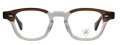 JULIUS TART OPTICAL/ジュリアス タート オプティカル【AR】Brown Crystal Brow 44/22サイズ
