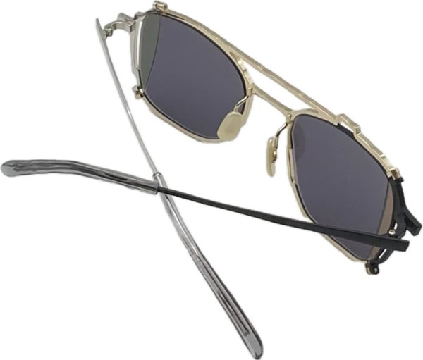 画像6: MASAHIRO MARUYAMA/マサヒロマルヤマ【MM-0080】2 Black/Gold/Silver(broken lens)  50サイズ