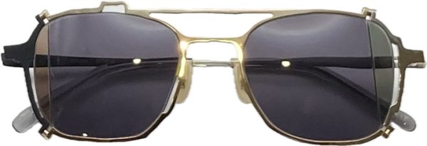 画像7: MASAHIRO MARUYAMA/マサヒロマルヤマ【MM-0080】2 Black/Gold/Silver(broken lens)  50サイズ
