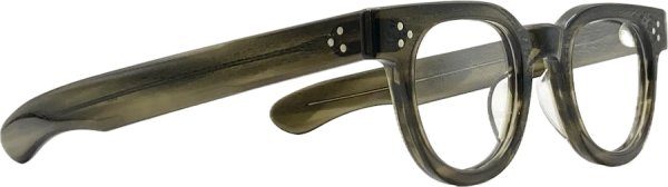 画像4: JULIUS TART OPTICAL/ジュリアス タート オプティカル【FDR】Olive Green Sasa 46/24サイズ