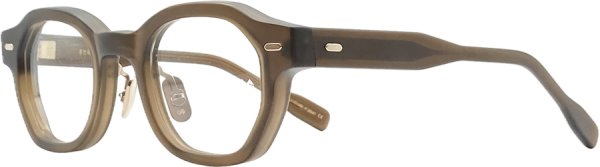 画像2: 蒲池眼鏡舗 別注カラー OG × Oliver Goldsmith/オージーバイ・オリバーゴールドスミス【BETH】 C BROWN 45サイズ