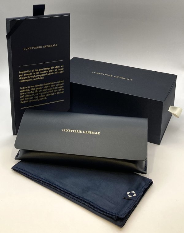 画像8: LUNETTERIE GENERALE/ルネッテリー ジェネラル【COGNAC】BLACK/PALLADIUM 48サイズ