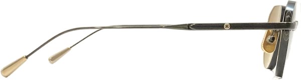 画像5: LUNETTERIE GENERALE/ルネッテリー ジェネラル【GRAND PRIX】BLACK & 16K GOLD 51サイズ