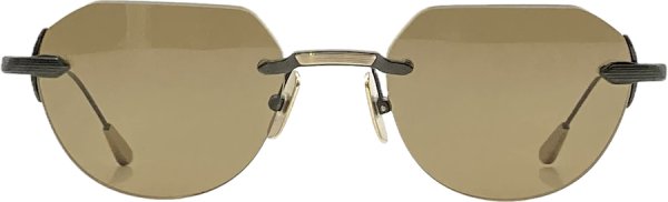 画像1: LUNETTERIE GENERALE/ルネッテリー ジェネラル【GRAND PRIX】BLACK & 16K GOLD 51サイズ