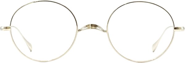 画像1: 蒲池眼鏡舗 限定モデル Oliver Goldsmith/オリバー ゴールドスミス【Oliver Oban】Silver 46サイズ