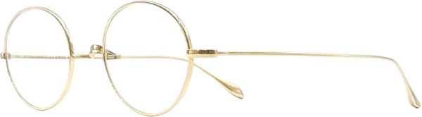 画像2: 蒲池眼鏡舗 限定モデル Oliver Goldsmith/オリバー ゴールドスミス【Oliver Oban】Gold 46サイズ