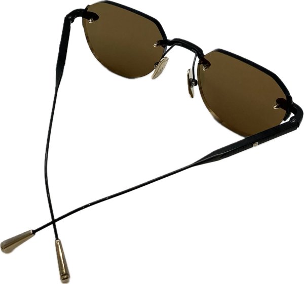 画像6: LUNETTERIE GENERALE/ルネッテリー ジェネラル【GRAND PRIX】BLACK & 16K GOLD 51サイズ