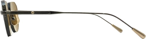 画像3: LUNETTERIE GENERALE/ルネッテリー ジェネラル【GRAND PRIX】BLACK & 16K GOLD 51サイズ