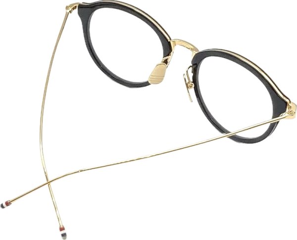 画像6: THOM BROWNE/トム  ブラウン【UEO908A】001  Black/White Gold 49サイズ