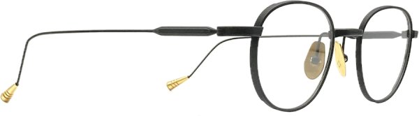 画像4: LUNETTERIE GENERALE/ルネッテリー ジェネラル【NO TIME TO DIE】BLACK & 16K GOLD 49サイズ