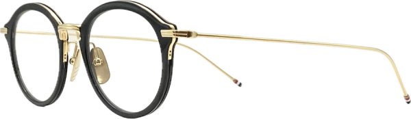 画像2: THOM BROWNE/トム  ブラウン【UEO908A】001  Black/White Gold 49サイズ