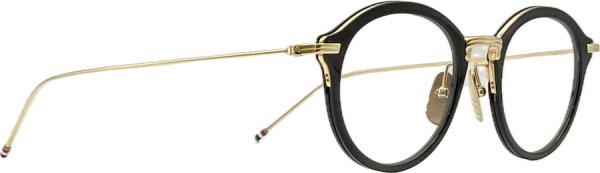 画像4: THOM BROWNE/トム  ブラウン【UEO908A】001  Black/White Gold 49サイズ