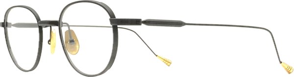 画像2: LUNETTERIE GENERALE/ルネッテリー ジェネラル【NO TIME TO DIE】BLACK & 16K GOLD 49サイズ