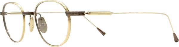 画像2: LUNETTERIE GENERALE/ルネッテリー ジェネラル【NO TIME TO DIE】16K GOLD &BRONZE 49サイズ