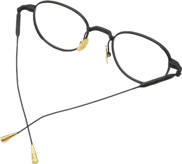 画像6: LUNETTERIE GENERALE/ルネッテリー ジェネラル【NO TIME TO DIE】BLACK & 16K GOLD 49サイズ