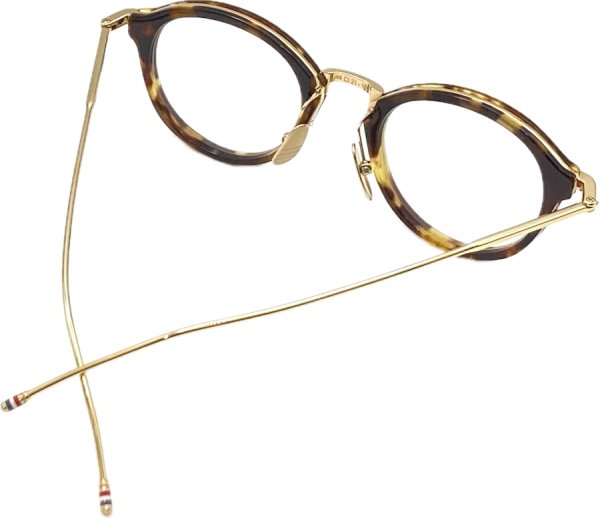 画像6: THOM BROWNE/トム  ブラウン【UEO011A】215 Honey Tortoise/Gold 46サイズ