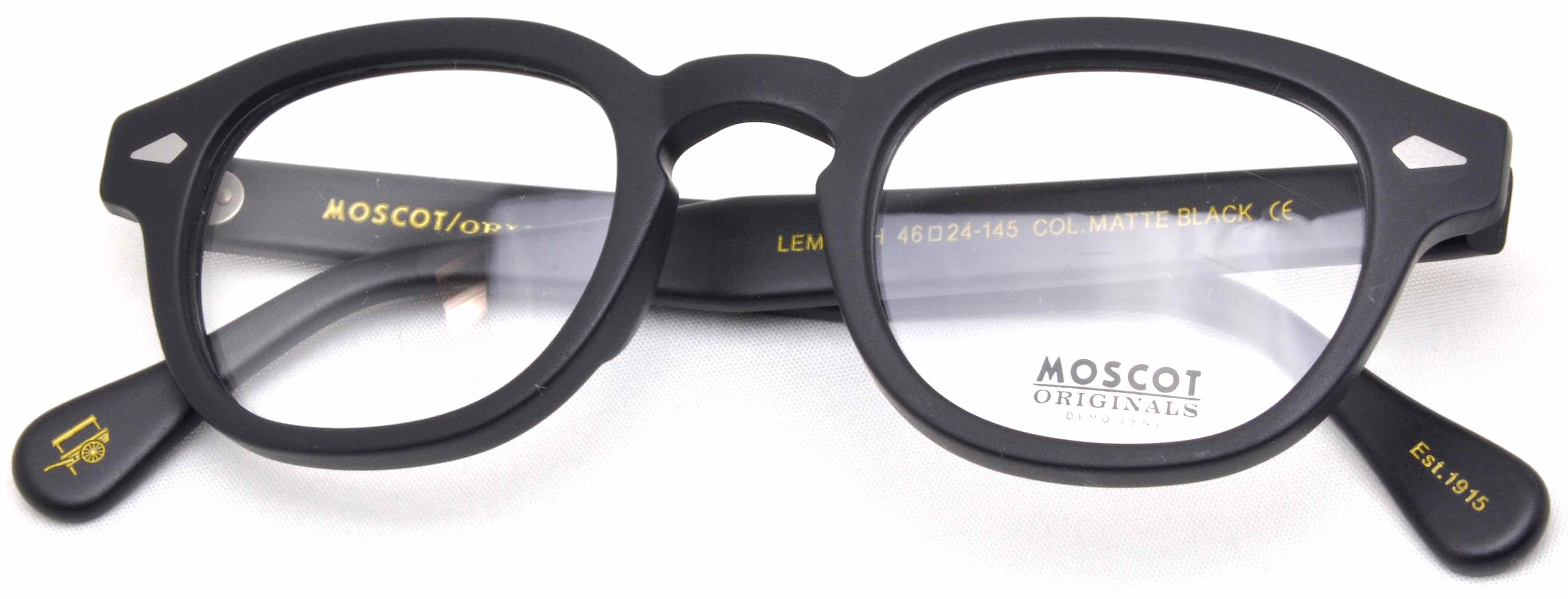 MOSCOT/モスコット【LEMTOSH】MATT BLACK 46サイズ - 蒲池眼鏡舗