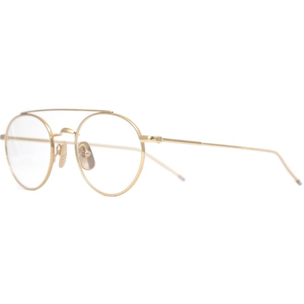 THOM BROWNE/トム ブラウン【TB-101】GLD 49サイズ - 蒲池眼鏡舗