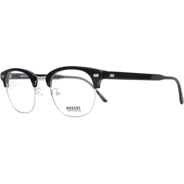 画像2: MOSCOT/モスコット【YUKEL】Black/Silver 48サイズ (2)