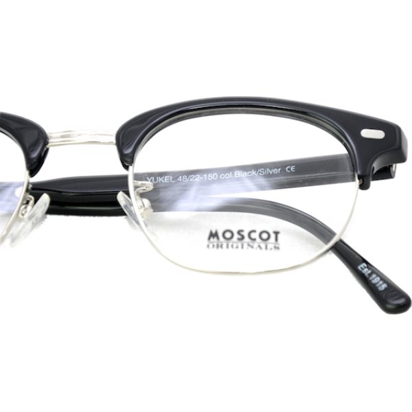 画像4: MOSCOT/モスコット【YUKEL】Black/Silver 48サイズ (4)