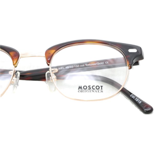 画像4: MOSCOT/モスコット【YUKEL】Tortoise/Gold 46サイズ (4)