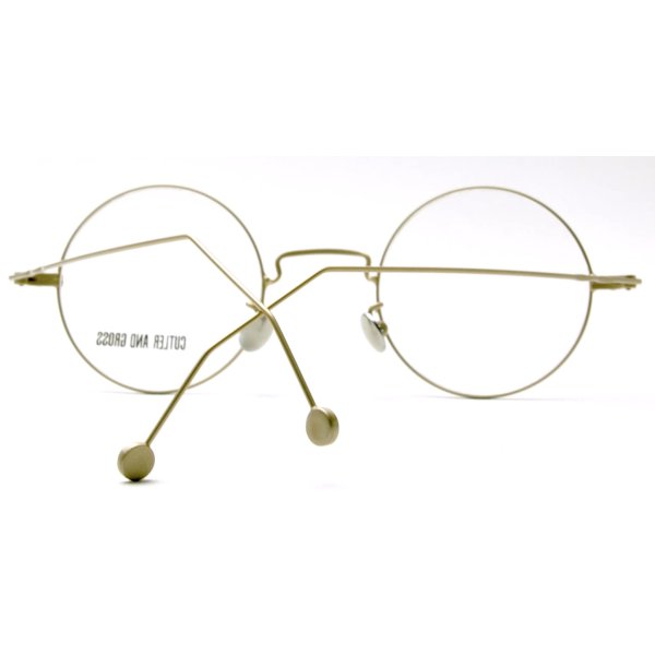 画像4: CUTLER AND GROSS/カトラーアンドグロス 【0408】Matte Gold サイズ (4)