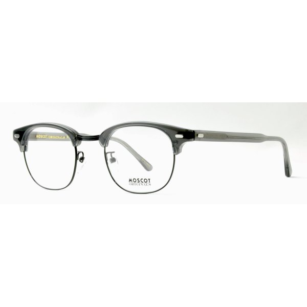 画像2: MOSCOT/モスコット【YUKEL】GREY/BLACK 48サイズ (2)