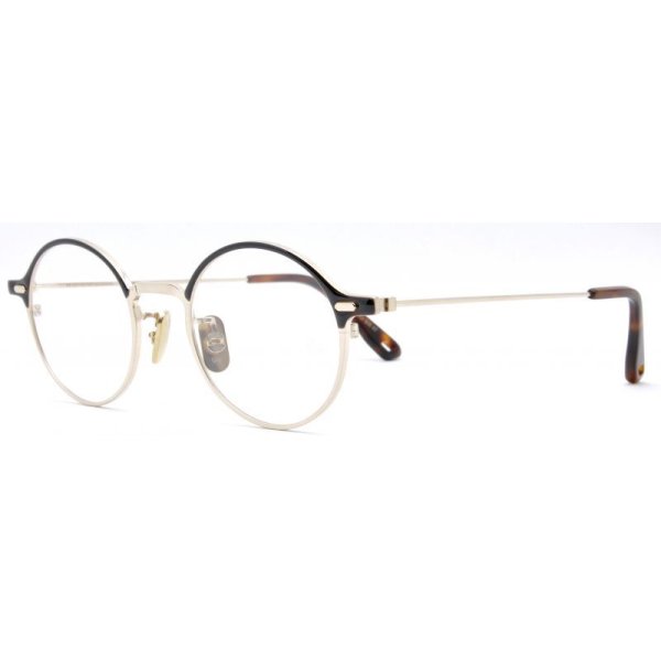 画像2: OG × Oliver Goldsmith/オージーバイ・オリバーゴールドスミス【Re.RETRO SIX 47】052 Light Gold/Brown 47サイズ (2)