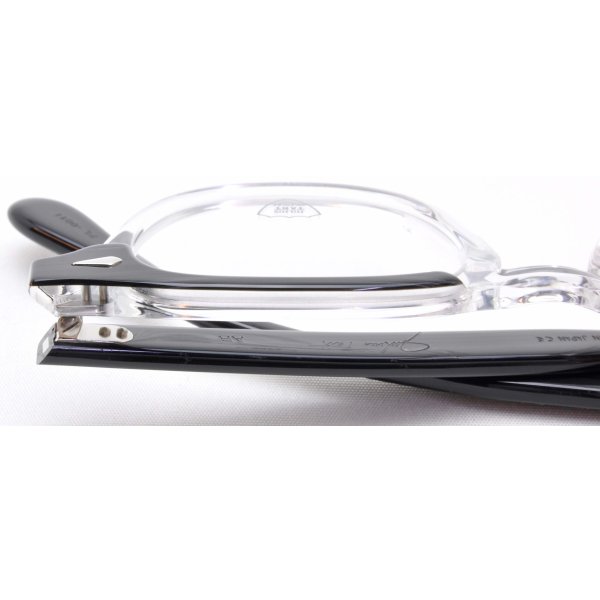 画像8: JULIUS TART OPTICAL/ジュリアス タート オプティカル【AR】Black Wood/Clear 46/24サイズ (8)