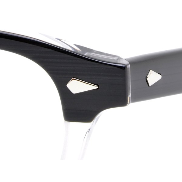 画像4: JULIUS TART OPTICAL/ジュリアス タート オプティカル【AR】Black Wood/Clear 46/24サイズ (4)