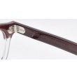 画像4: JULIUS TART OPTICAL/ジュリアス タート オプティカル【AR】Red Wood/Clear 44/22サイズ (4)