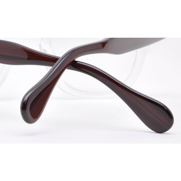 画像4: JULIUS TART OPTICAL/ジュリアス タート オプティカル【AR】Red Wood/Clear 46/24サイズ (4)