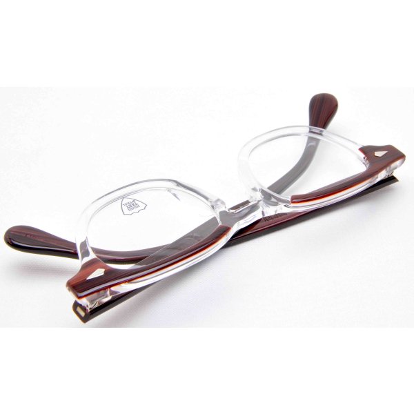 画像5: JULIUS TART OPTICAL/ジュリアス タート オプティカル【AR】Red Wood/Clear 46/24サイズ (5)