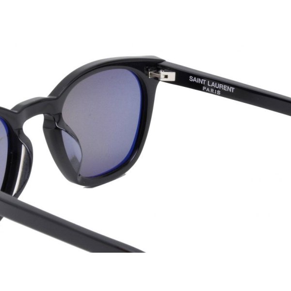 【新品】　サンローラン　サングラス SAINT LAURENT/サンローラン【SL28/F】002 BLACK 49サイズ
