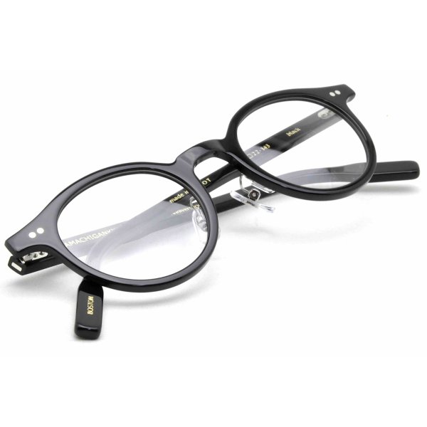 画像5: 蒲池眼鏡舗オリジナル【BOSTON】 black 44サイズ (5)