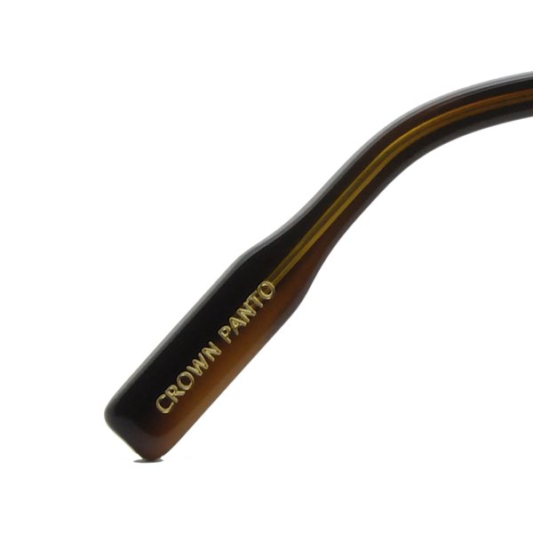 画像7: 蒲池眼鏡舗オリジナル【CROWN PANTO】 brown 44サイズ (7)