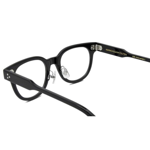 画像4: 蒲池眼鏡舗オリジナル【WELLINGTON】 black 48サイズ (4)